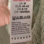 Topshop Cozy Mint Green Cropped Fall Sweater Size 8-10 (M) Minimalist Clean Girl Photo 3