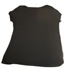 Active USA Black Short Sleeve Tunic Top Casual Comfort Photo 2