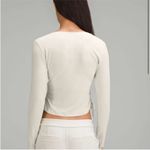 Lululemon  Bone colored Side-Cinch Ribbed Cardigan Photo 2
