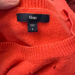 Gap Women's Vibrant Coral Crew Neck Sweater Photo 2