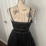 XOXO Black Studded gothic Mini Dress size-7 Photo 5