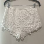 Free People White lace  shorts! Photo 5