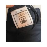 Indies Technical Jersey Fabric Sheer Sleeves Black Dress Sz. 4 Photo 4