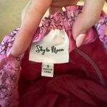Sky To Moon Cocolilys Strapless Pink Floral Dress Photo 2
