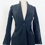 All Saints beautiful tailored wool and pony hair/cowhide leather jacket Photo 11