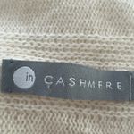 InCashmere Soft Cream Knit Poncho Photo 6