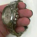 Michael Kors  Silver Watch with Pave Diamond Face Photo 5