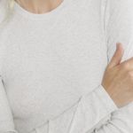 Aritzia TNA Long Sleeve Cropped Ribbed T Shirt Photo 5