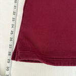 Women's Les Tien Bella Bell Bottom STRUCTURED FLEECE Sweatpants burgundy XS Red Photo 14