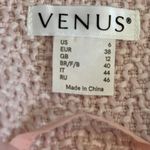 Venus Tweed Jacket Sz 6 Pink Pastel Fringe Soft Girl Preppy Academia Elle Woods Photo 5