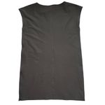 Eileen Fisher Crepe Sleeveless Side Zip Dress Size Medium Gray Taupe Lagenlook Photo 1