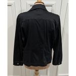 Live a Little  Black Jacket Classic Minimalist Basic Trucker Photo 3