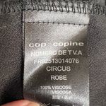 Cop Copine Circus Dress Black Orange Accent Sleeveless Shift 100% Viscose Sz 36 Photo 4