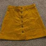 Corduroy Skirt Yellow Photo 0