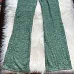 ZARA  Green Marl Knit Flare Leg Pants Photo 6