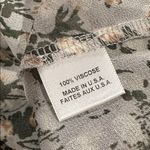 MISA Los Angeles  Revolve Ruffle Floral Print Short Sleeve Top Size L Photo 6