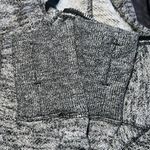 Gap  Fit Dark Gray Marled Zip Up Hooded Long Sleeve Womens Sweatshirt S8 Photo 4