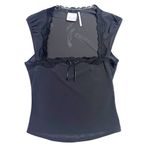 Urban Outfitters  Out From Under Sheer Lace Cap Sleeve Baby Top size S Photo 1