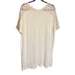 Zenana Outfitters  Cream Lace Sleeve Top Photo 3
