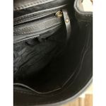 Garnet Hill Harlyn Structured Handbag Leather Calf Hair Lined Crossbody Chain Photo 7