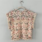 Tularosa Kennedy Rainbow Lace Pom Pom Cream Multi Womens Blouse Photo 4