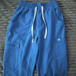 FIGS  High Waisted Uman Relaxed Jogger Scrub Pants Royal Blue  Photo 4