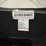 Alfred Dunner  Metallic Gold Striped Cardigan Silk Blend black red Size medium Photo 2