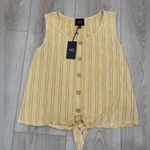 W5  Yellow Striped Women's Top 💛
*NEW WITH TAGS 🏷️ Photo 0