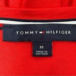 Tommy Hilfiger Tiered Cap Sleeve Smocked Waist Maxi Dress Coral Red Medium Photo 10