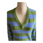 J.Crew Adorable green and blue striped sweater Photo 1