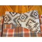 Miss Me Plaid Pieced Blazer Size Small Aztec printed flannel lined blazer (6313) Photo 1