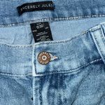 Sincerely Jules Distressed Jean Shorts Relaxed Fit Size 11/30 Blue Photo 2