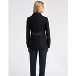 Katherine Hooker Hendre Jacket Black Merino Cashmere Blend Size 2 Photo 2
