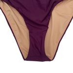J.Crew NWT Burgundy Purple High Rise Bikini Swim Bathing Suit Bottom Size XXL Photo 3
