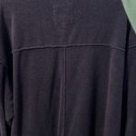 Aerie  Navy Inside out Fleece Sweatshirt Photo 3
