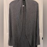 Leith NORDSTROM  Women’s Dark Gray Knit Open Front Long Duster Cardigan Size S Photo 0