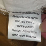 A.Z.I Womens Double Frayed Hem Cotton Blended Pullon Jeans Tan Size 4 Tan Photo 8