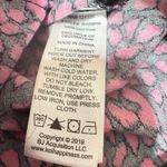 Betsey Johnson  Women Scrub Top Uniform M Pink Black Leopard Medical Nurse Trendy Photo 5