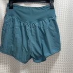 Halara Breezeful High Waisted Crossover 2-in-1 Quick Dry Yoga Running Shorts Blue S Photo 2