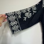 Johnny Was Black Linen Kimono Hannani XS NEW Photo 3