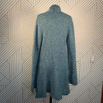 Wooden Ships  Blue‎ Green Knit Open Cardigan Sweater Photo 7