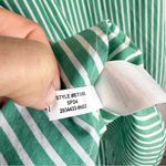 J. Crew Relaxed Cotton Button Up‎ Shirt Green Striped Size XL Photo 10