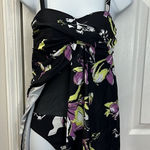 Nicole Miller NWT 1 pc swimdress Style twisted bandeau flyaway Sz S Photo 0