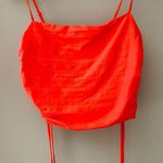 Urban Outfitters Cropped Tank Top Red Sz Small Photo 2