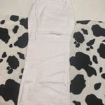 Short White Flare Jeans Size 2X Photo 0