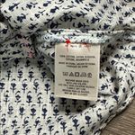 Holding Horses Anthropologie  Floral Button Down Blouse Navy Cream Size 6 Photo 11