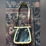 Stella McCartney Leather Black Cream Faux Fur Trim Shoulder Bag Open Purse Photo 7