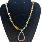 Silpada  Turquoise Magnesite 925 Sterling Silver Pendant Necklace 20 inches Photo 0