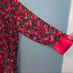 Victoria's Secret Vintage Victoria’s Secret Robe Double Breasted Floral Print Gold Label Medium Photo 5