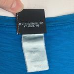 Harley Davidson women's small blue graphic logo tee v neck orange biker moto Photo 5